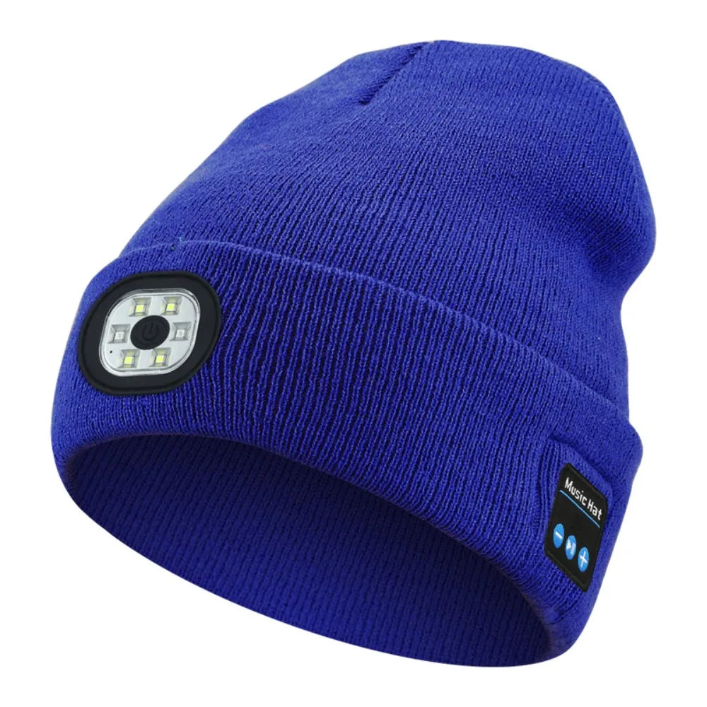 3-in-1 Bluetooth Beanie with LED Light
