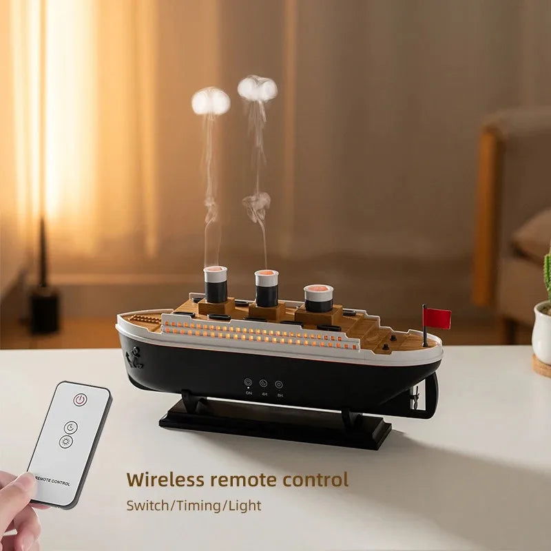 Humidificateur diffuseur Titanic OLYX déco LED brume ambiance maison