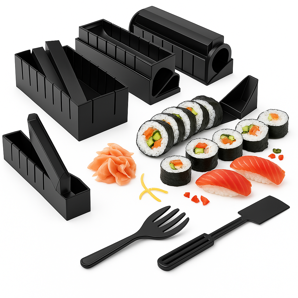 Kit préparation sushis maison OLYX cuisine japonaise moule presse