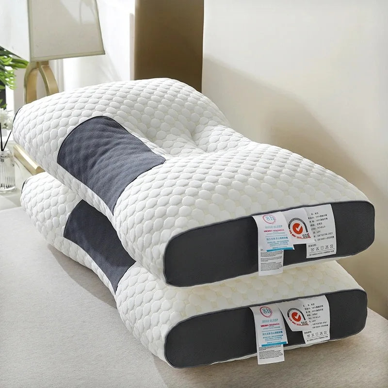 Oreiller ergonomique 3D soutien nuque OLYX sommeil tensions confort