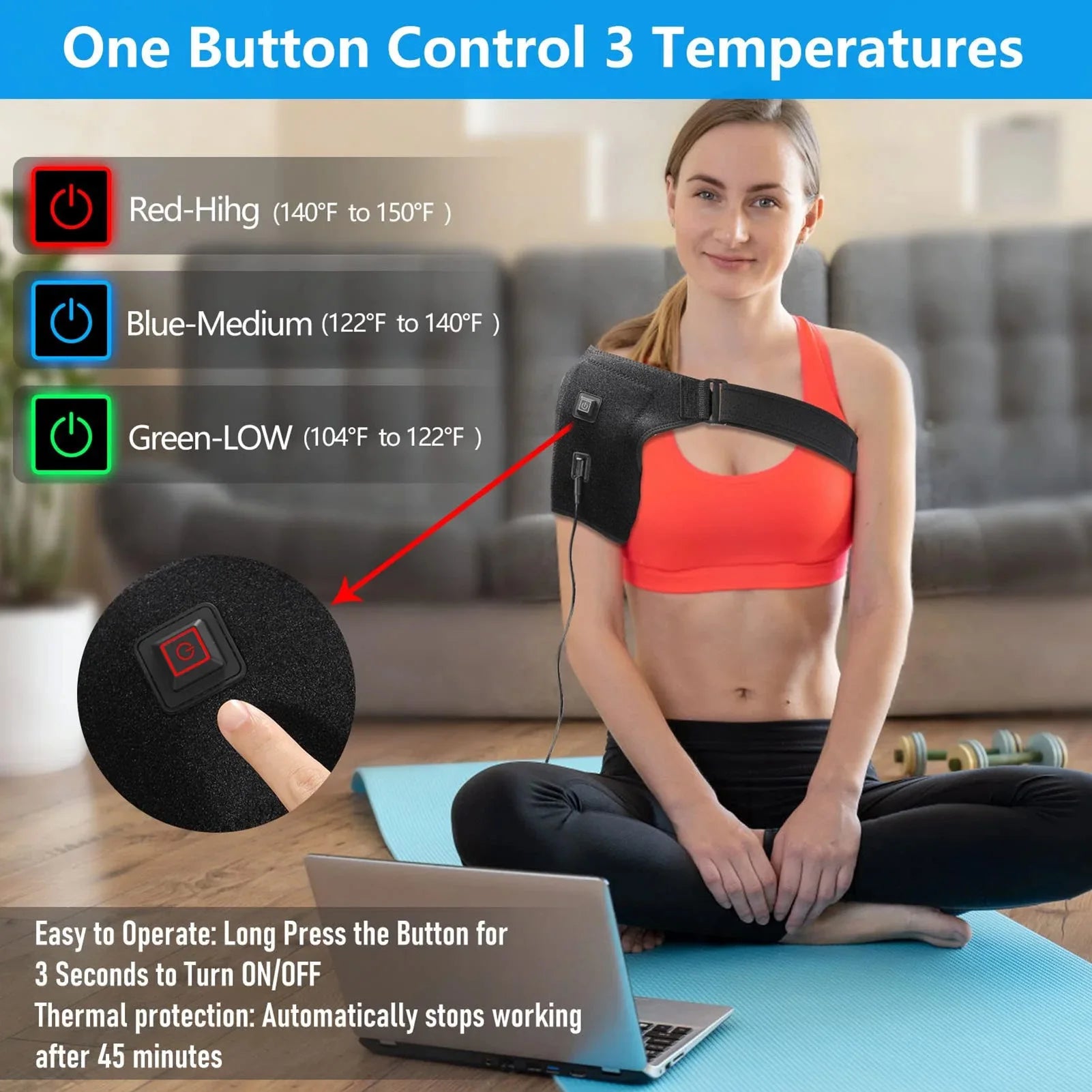 Infrared Heated Shoulder Wrap