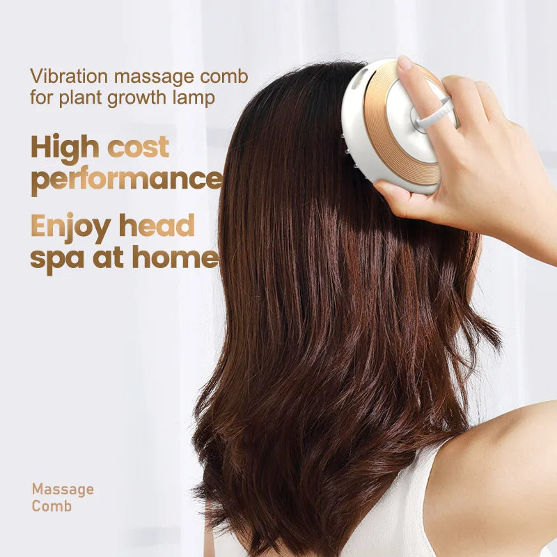 OLYX Lumi Comb™ — Peigne de Massage Capillaire EMS et Infrarouge