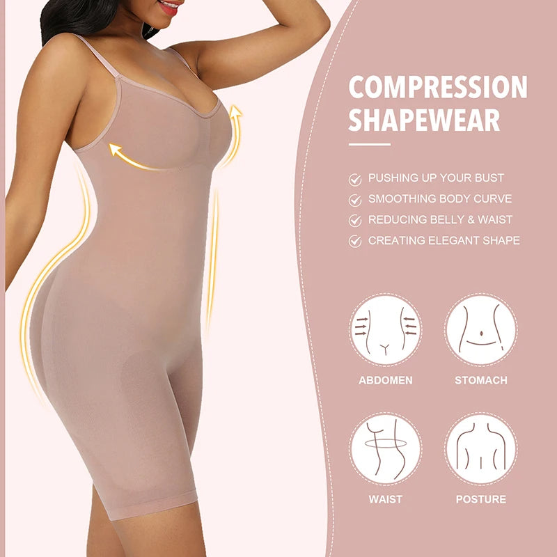 OLYX Sculpting Bodysuit — Seamless Tummy-Control Shapewear