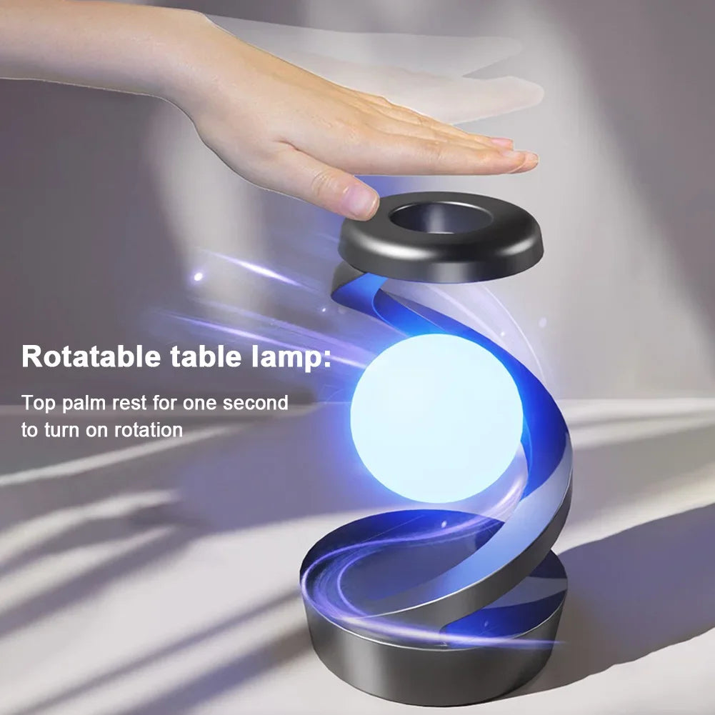 Lampe lévitante OLYX — lumière LED 360° ambiance bureau salon, luminosité ajustable
