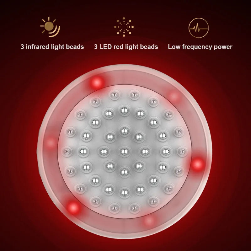 OLYX Lumi Comb™ — Peigne de Massage Capillaire EMS et Infrarouge