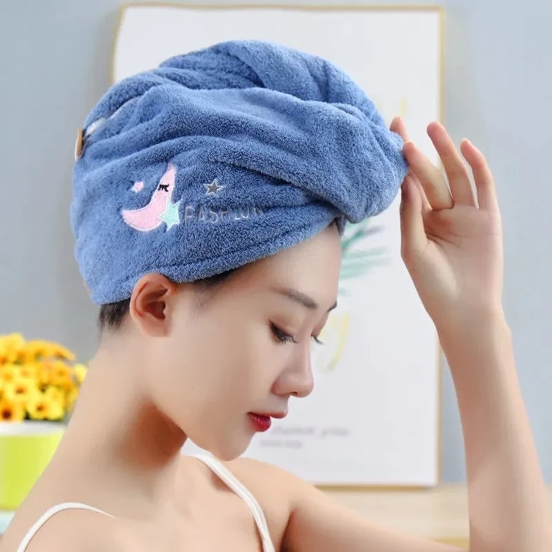 OLYX Quick Wrap™ — Serviette à Cheveux Microfibre Séchage Rapide
