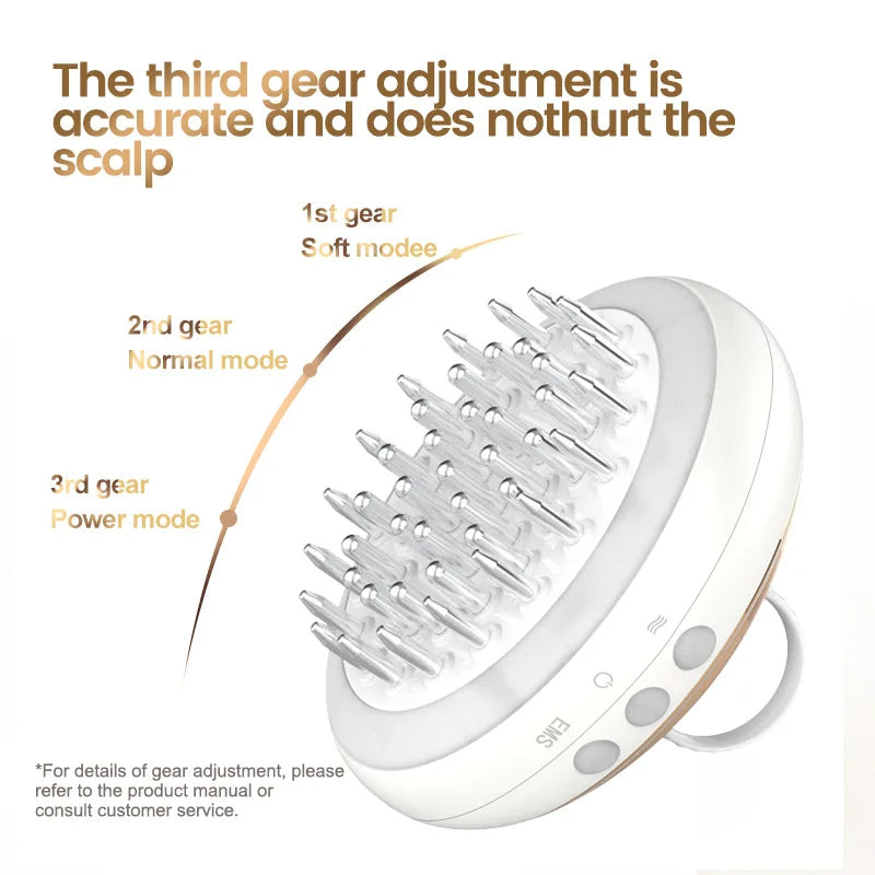 OLYX Lumi Comb™ — Peigne de Massage Capillaire EMS et Infrarouge