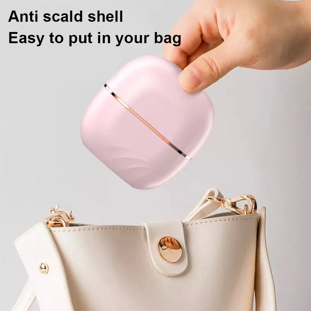 Portable Mini Hair Straightener Brush