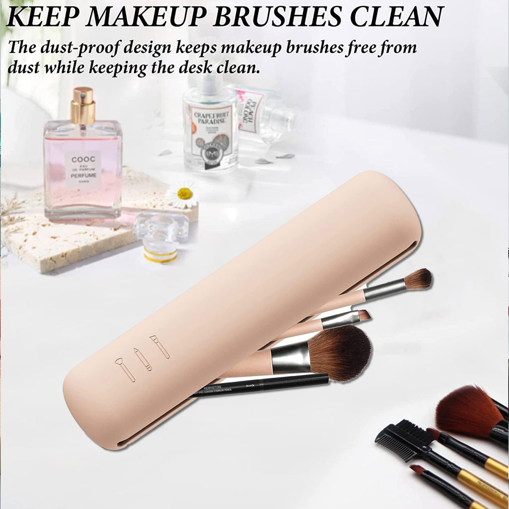 OLYX Brush Pod™ — Waterproof Silicone Makeup Brush Case
