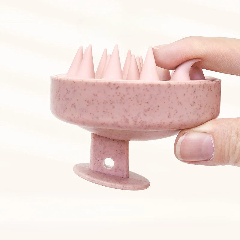 Silicone Scalp Massage Shampoo Brush