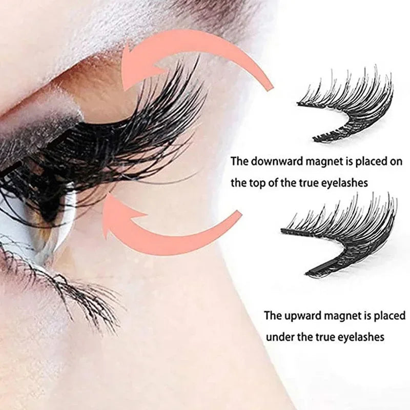 Reusable Magnetic False Eyelashes