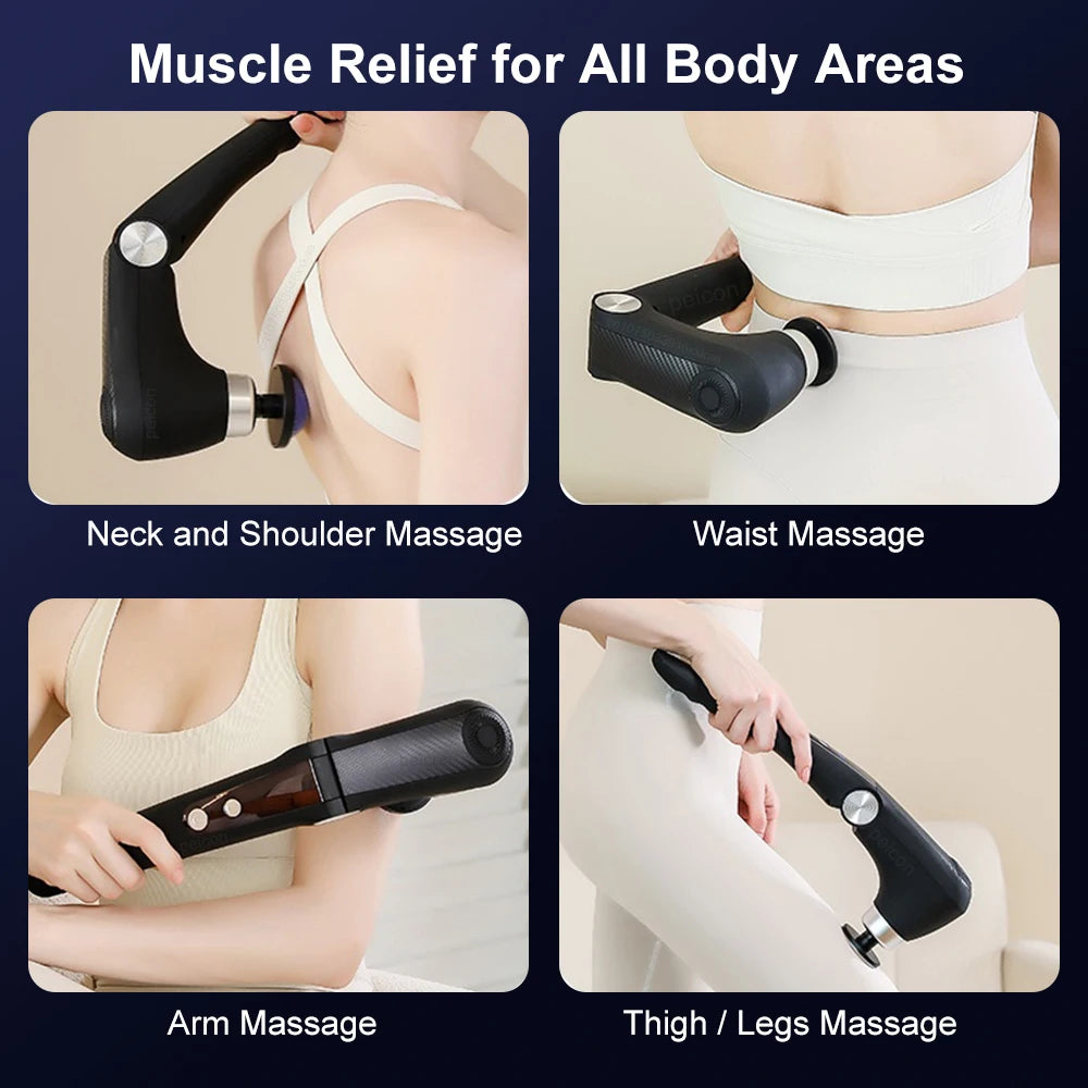 Pistolet de massage professionnel OLYX — 6 niveaux de vitesse, du délicat au puissant