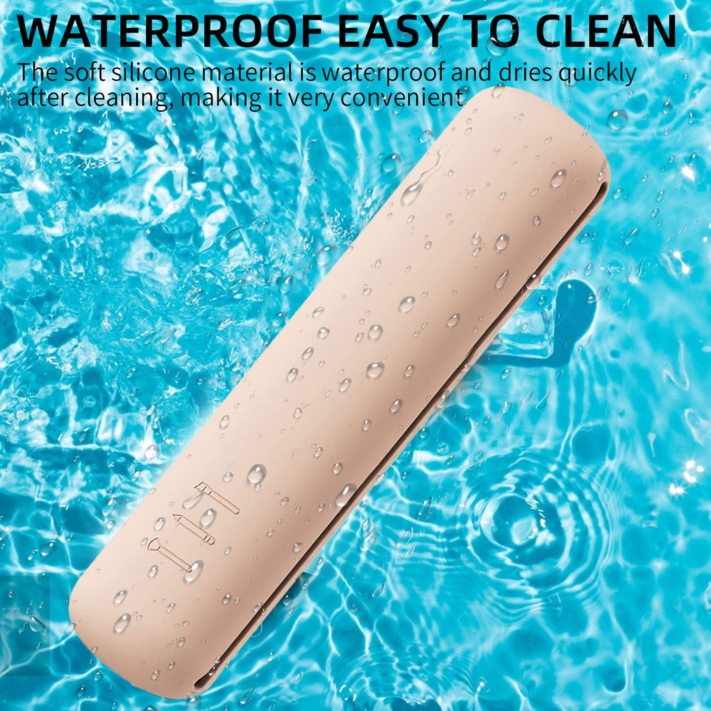 OLYX Brush Pod™ — Waterproof Silicone Makeup Brush Case