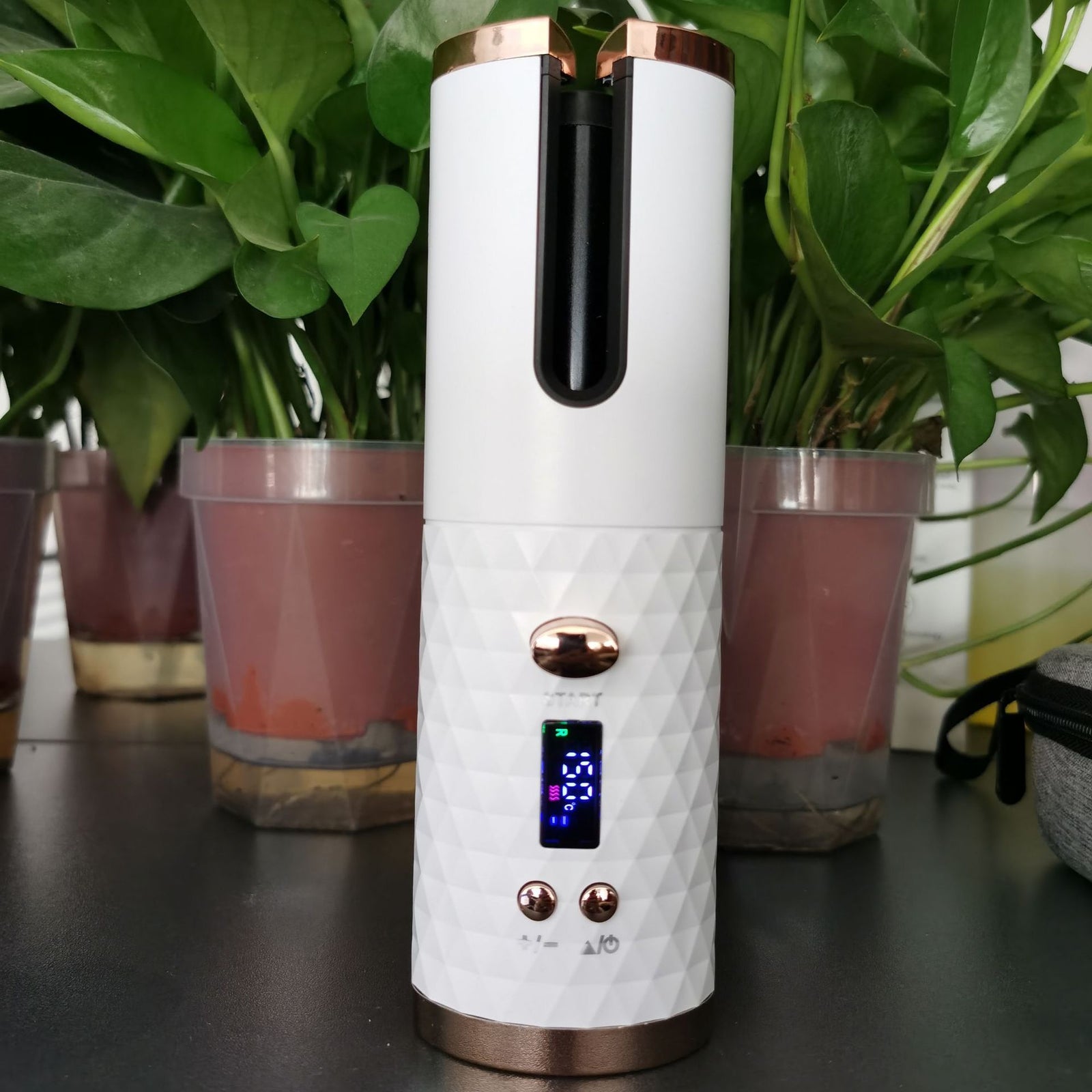 OLYX Fer à Boucler sans Fil — Fer à Friser Automatique 5000 mAh