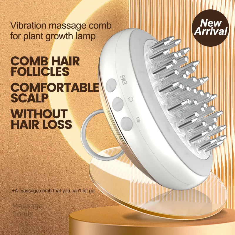 OLYX Lumi Comb™ — Peigne de Massage Capillaire EMS et Infrarouge