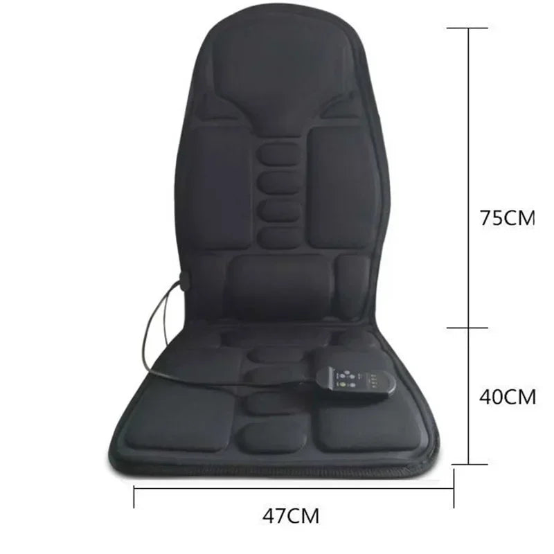 Coussin massant portable OLYX — maison, bureau, voiture, minuterie automatique sécurisée