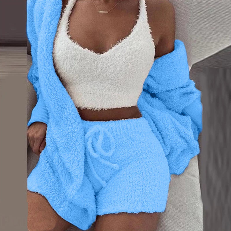 Women's Soft Knit Pajama Set