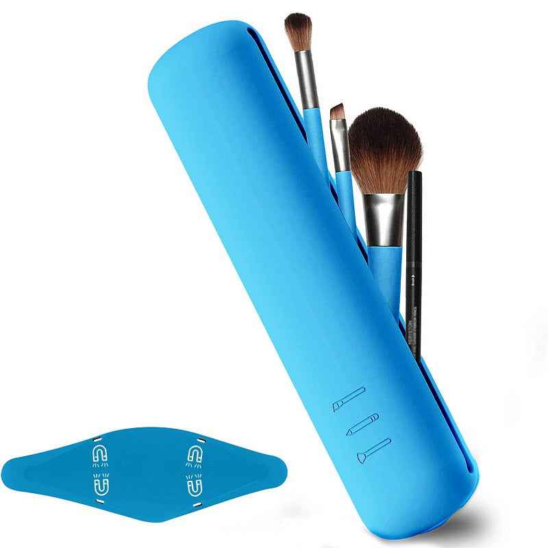 OLYX Brush Pod™ — Waterproof Silicone Makeup Brush Case