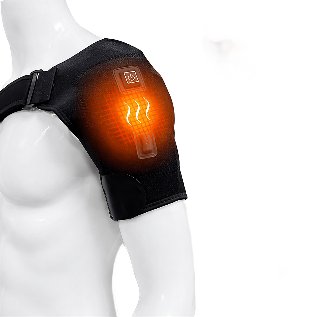 OLYX Infrared Heated Shoulder Wrap — fond blanc