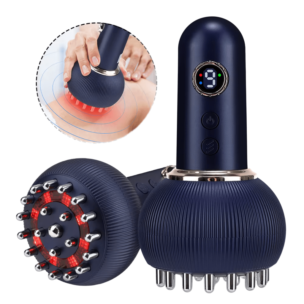 4-in-1 Gua Sha Cupping Massager — fond blanc