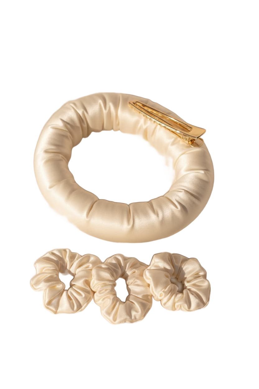 OLYX Glow Curls Heatless Headband — fond blanc