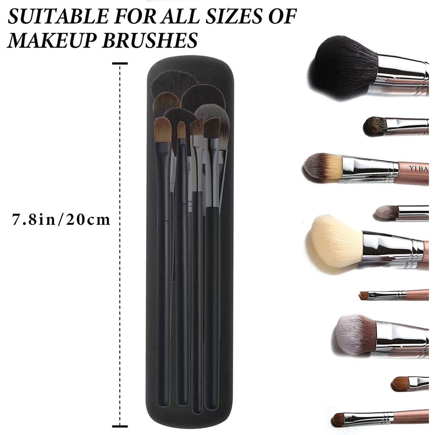OLYX Brush Pod™ — Waterproof Silicone Makeup Brush Case - OLYX-OLYX-